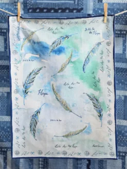 Hope Watercolor Tea Towel - Multi