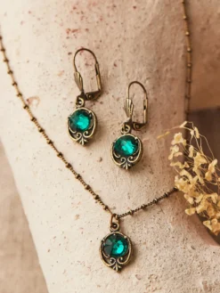 Jade Forest Earrings