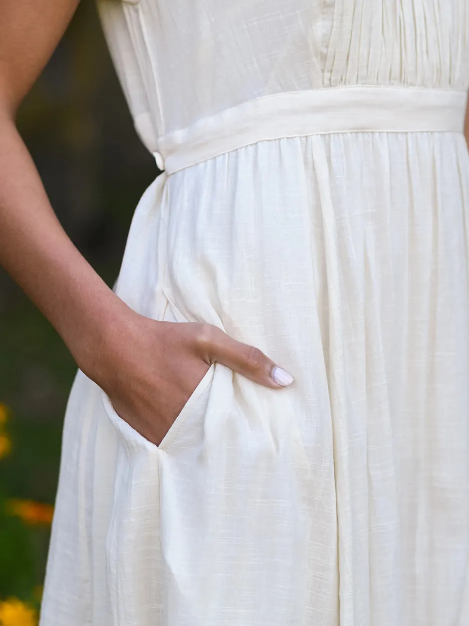 Jane Austen Dress - Eggnog
