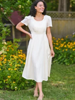 Jane Austen Dress - Eggnog