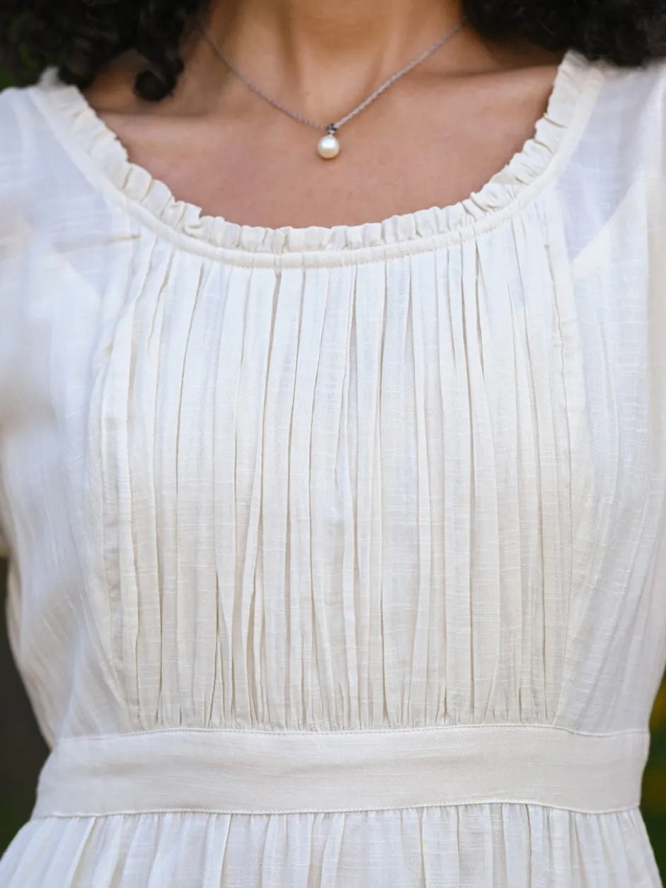 Jane Austen Dress - Eggnog
