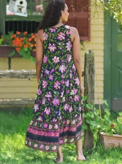 Kalamkari Dress - Black