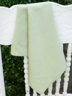 Lark Cotton Jacquard Napkin Set of 4 - Spring Green
