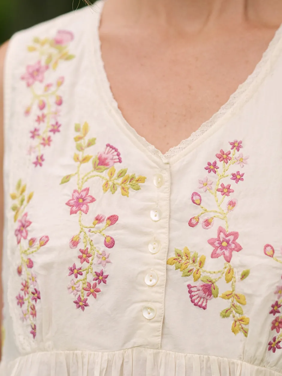 Larkspur Nighty - Ecru