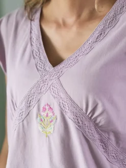 Lazy Me Pajama Set - Amethyst