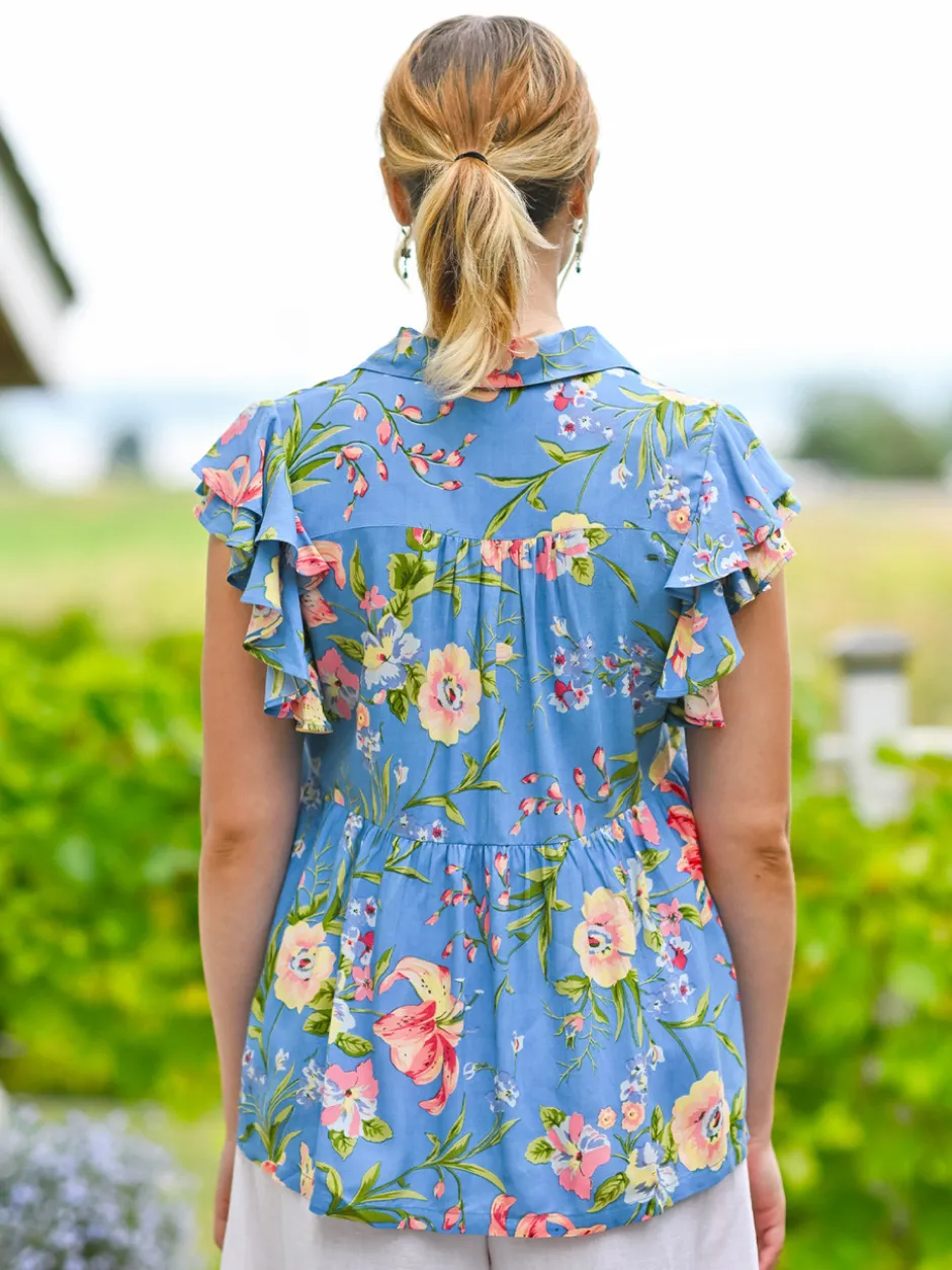 Lillian Blouse - Blue