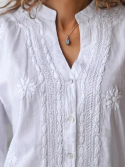 Lotus Tunic - White