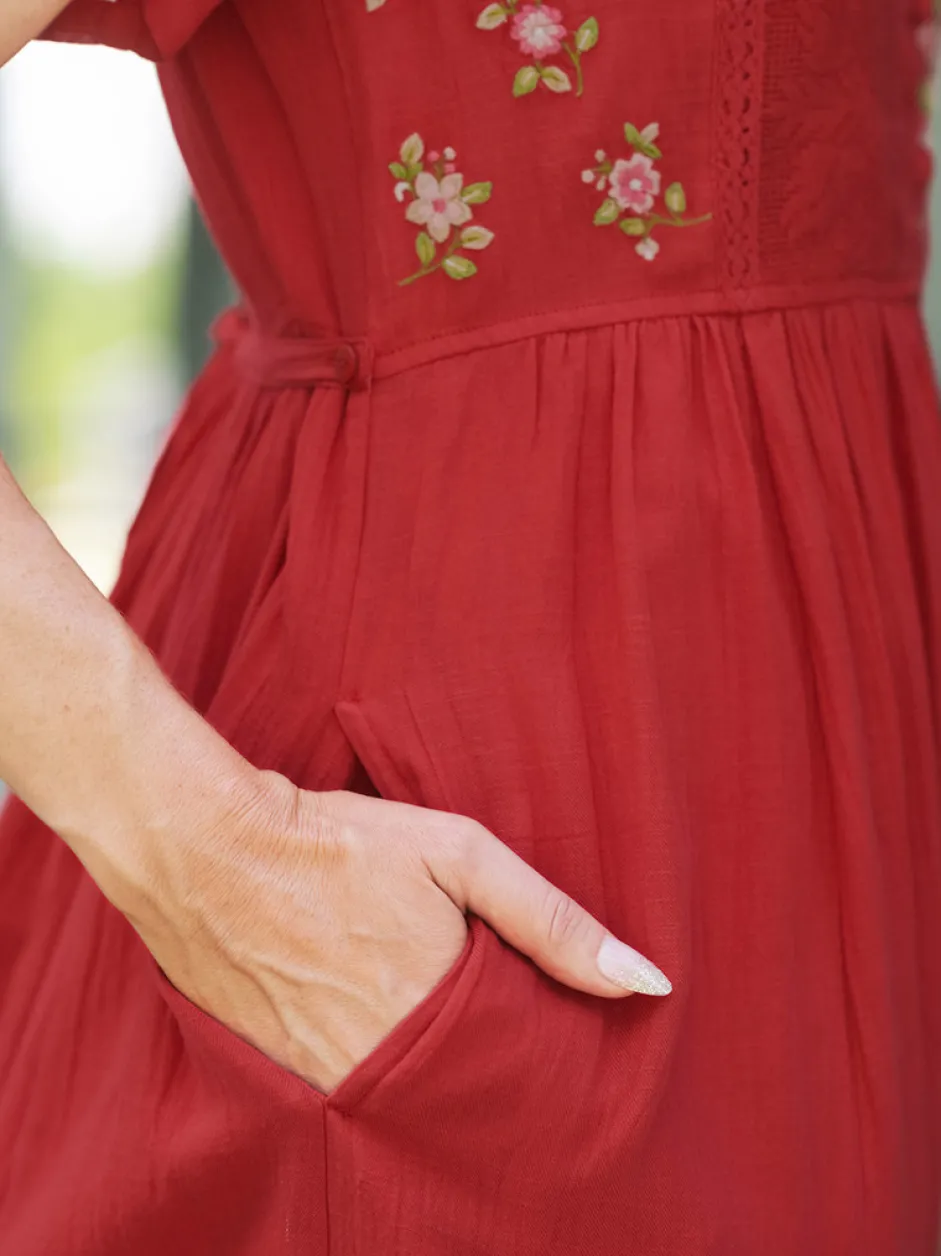 Love Note Dress - Red