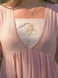 Luncheon Dress - Soft Rose