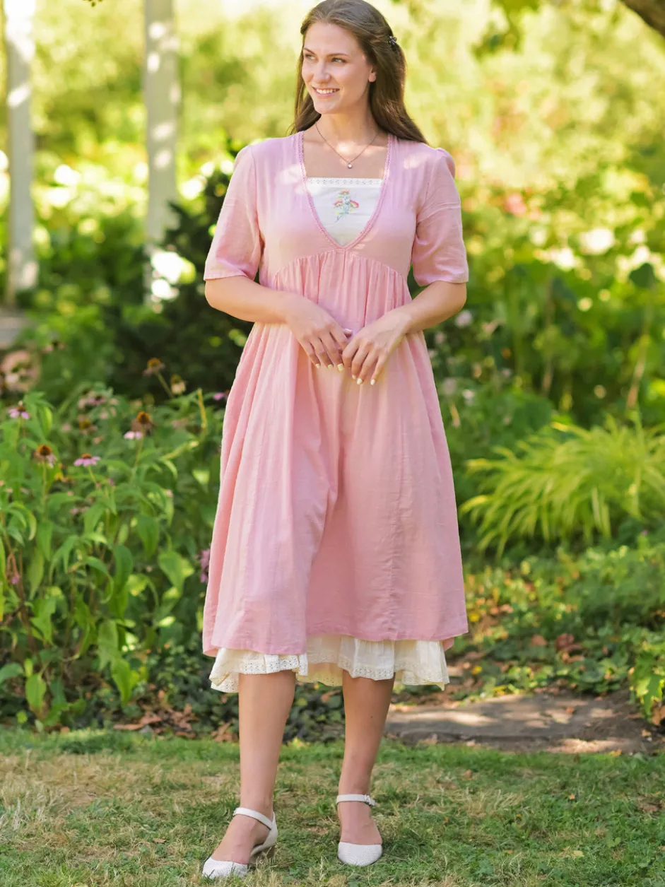 Luncheon Dress - Soft Rose