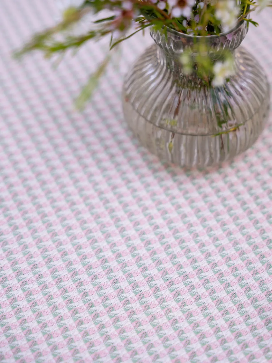 Luncheon Plaid Tablecloth - Pink Green