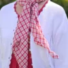 Madras Scarf - Red