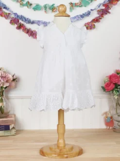 Maldives Baby Dress - White
