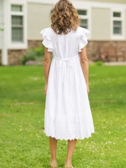Maldives Dress - White