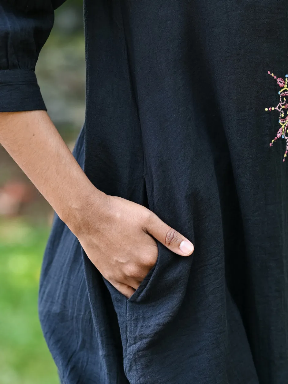 Mandala Tunic - Black