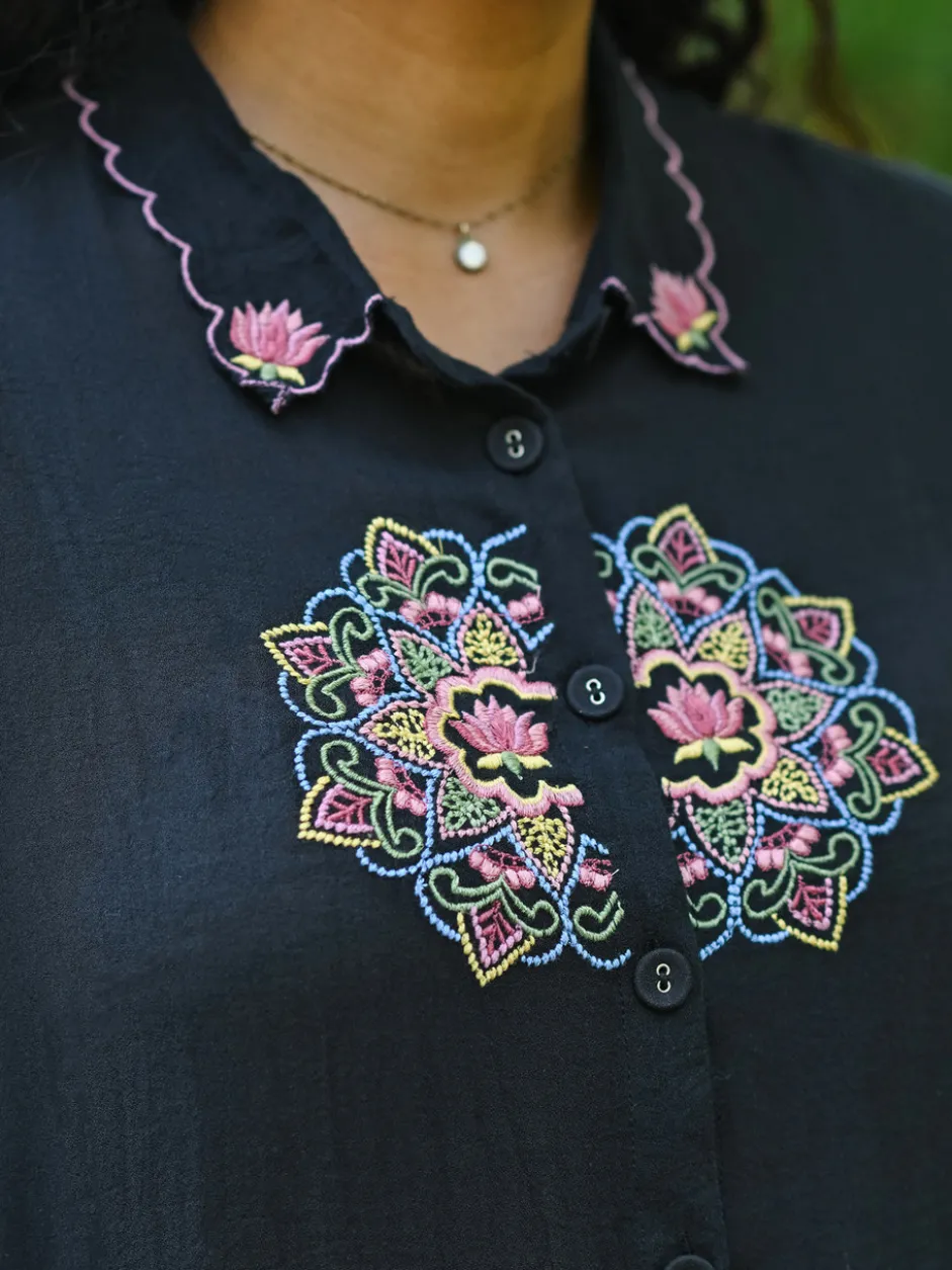 Mandala Tunic - Black