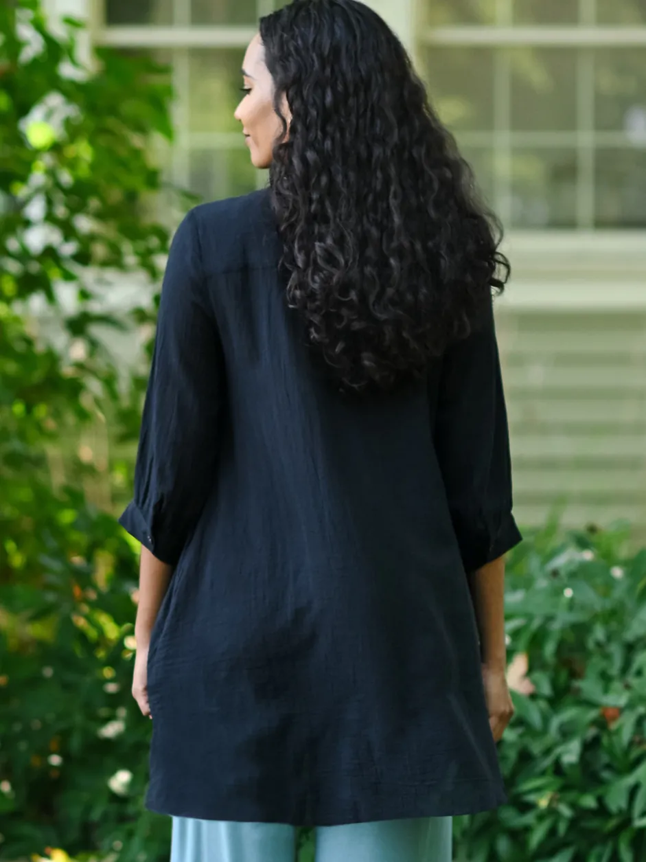 Mandala Tunic - Black