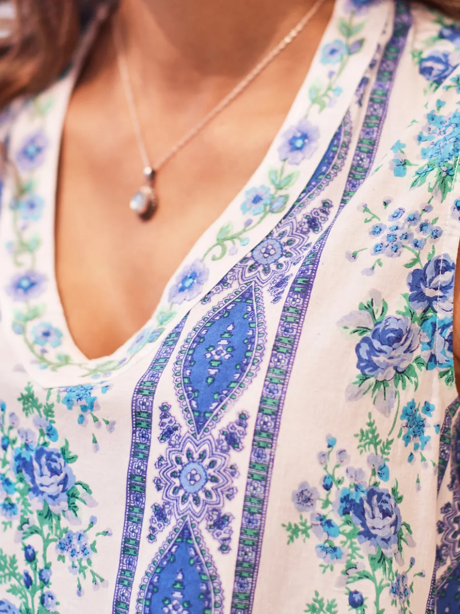 Maritime Bouquet Sleeveless Tunic