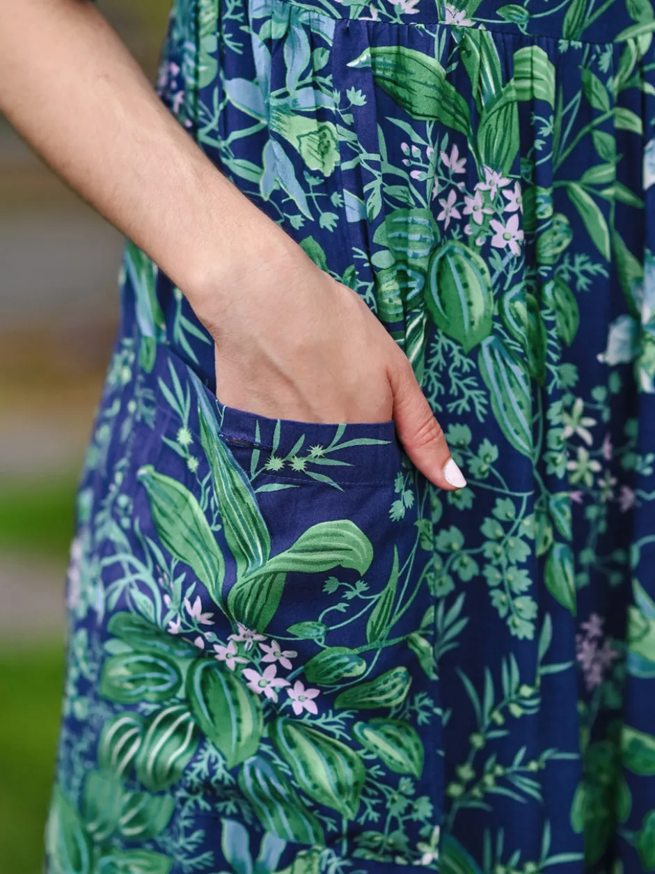 Milkweed Dress - Cobalt