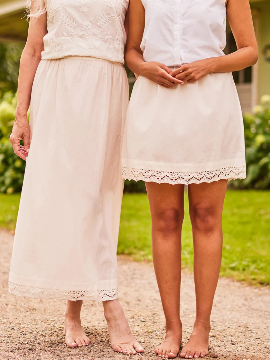 Millie Half Slip Set of 2 - Ecru