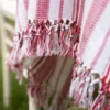 Mingle Stripe Tablecloth - Red