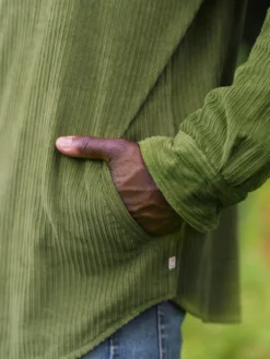Mossy Path Corduroy Jacket - Forest Green