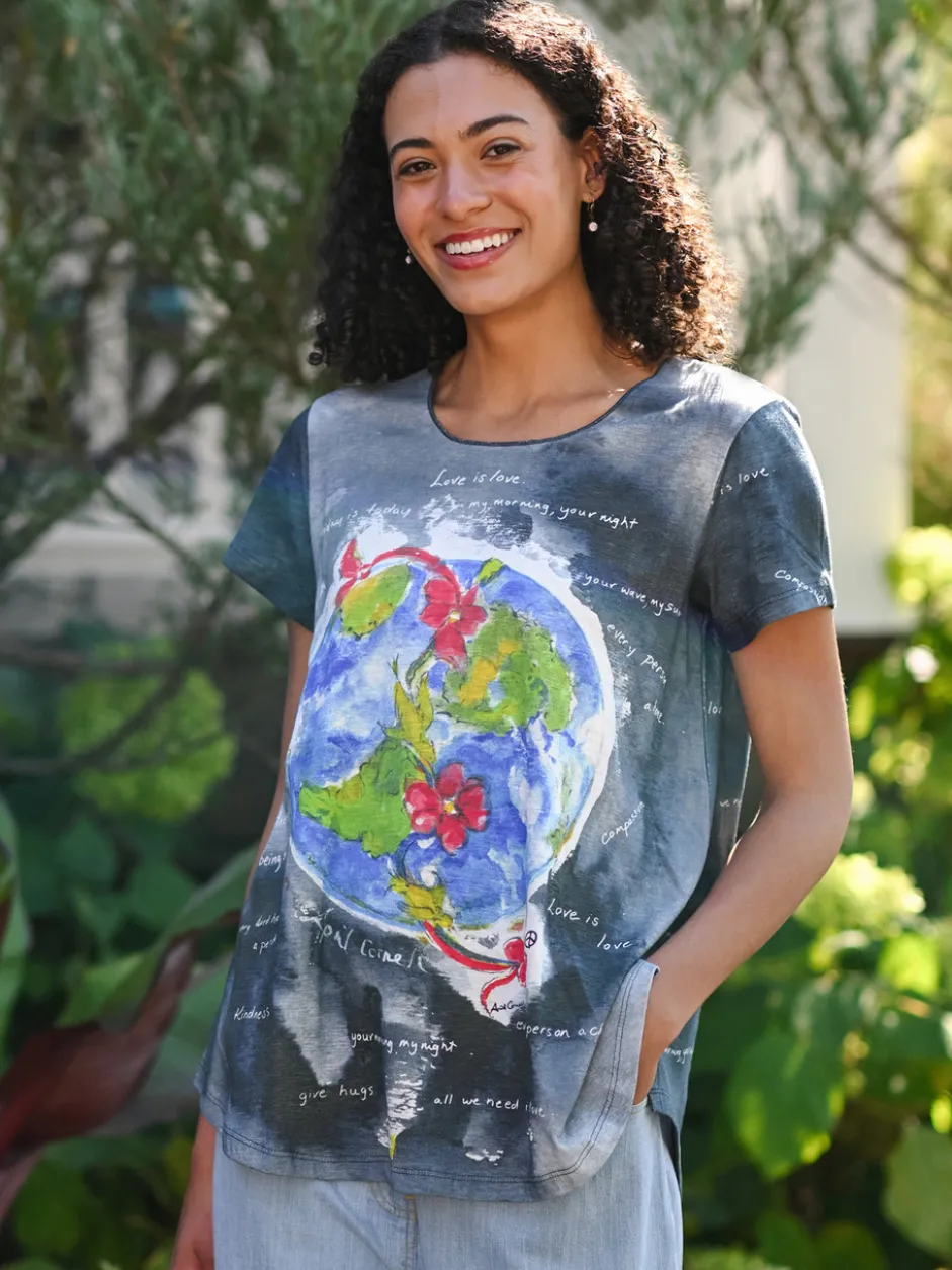 Mother Earth T-shirt - Charcoal