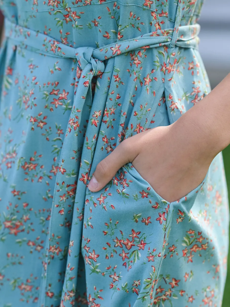 Mulberry Young Adult Dress - Soft Teal