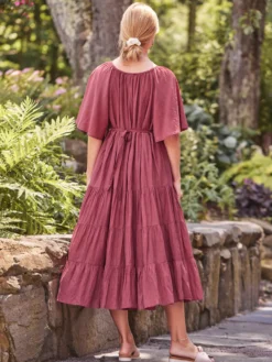 Muse Dress - Wine