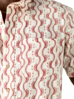 Ocean Life Shirt - Smoke Red