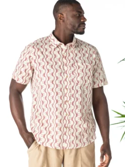 Ocean Life Shirt - Smoke Red