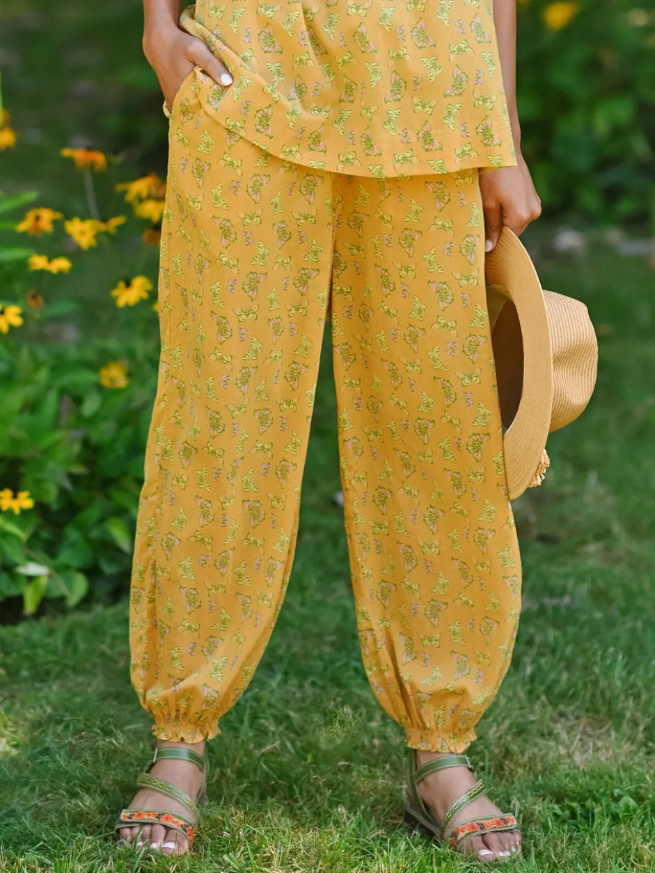 Panama Butterfly Pant - Dark Gold