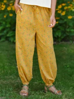 Panama Butterfly Pant - Dark Gold