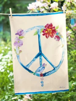 Peace Tea Towel