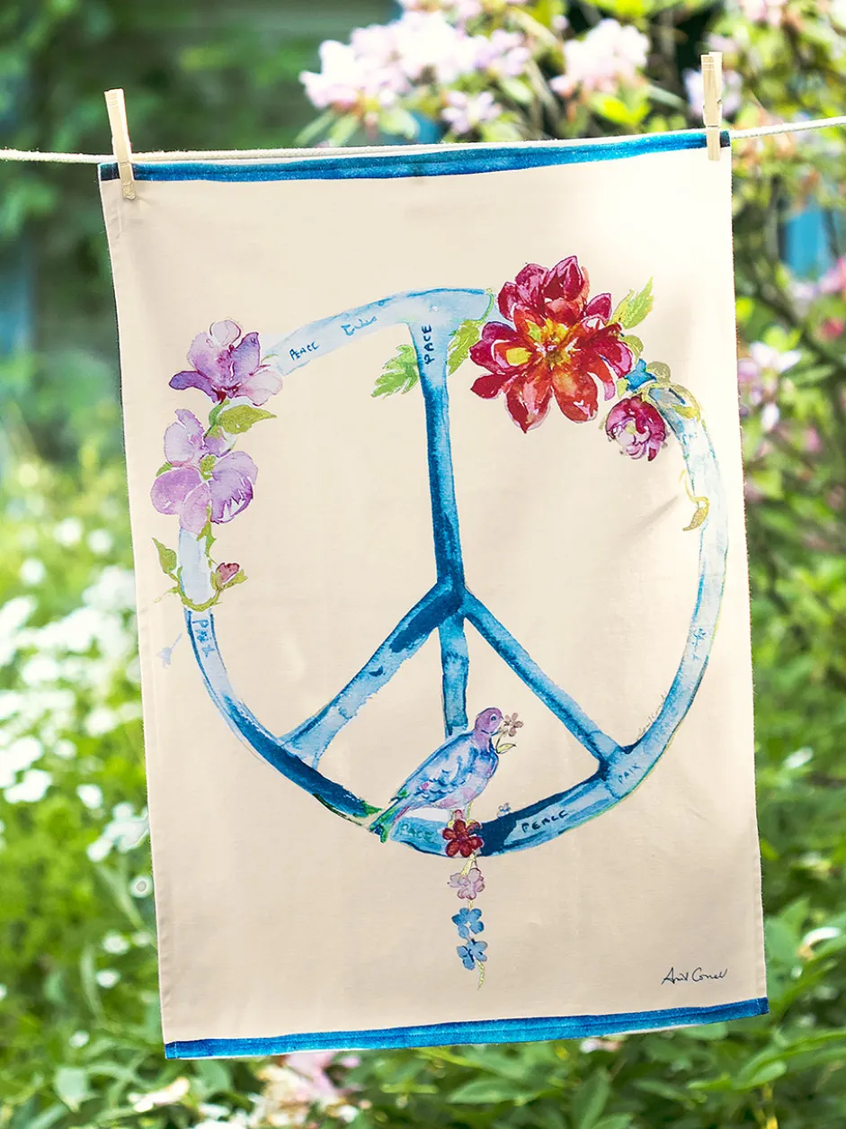 Peace Tea Towel