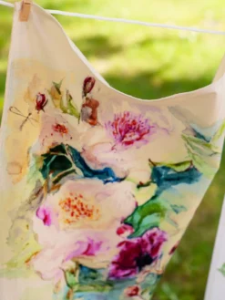 Peony Tea Towel