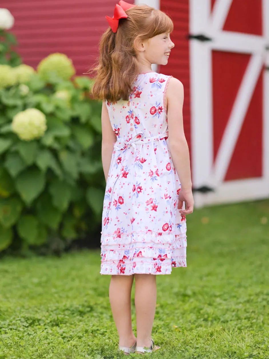 Petra Kids Dress - White