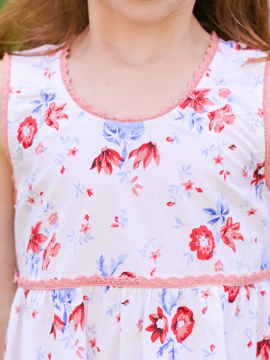 Petra Kids Dress - White