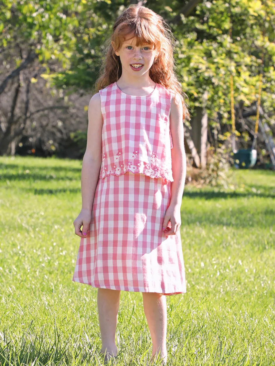 Petunia Check Kids Dress