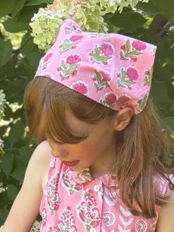 Pink Rose Day Kids Kerchief - Pink