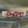 Prairie Embroidered Headband - Beige Tan