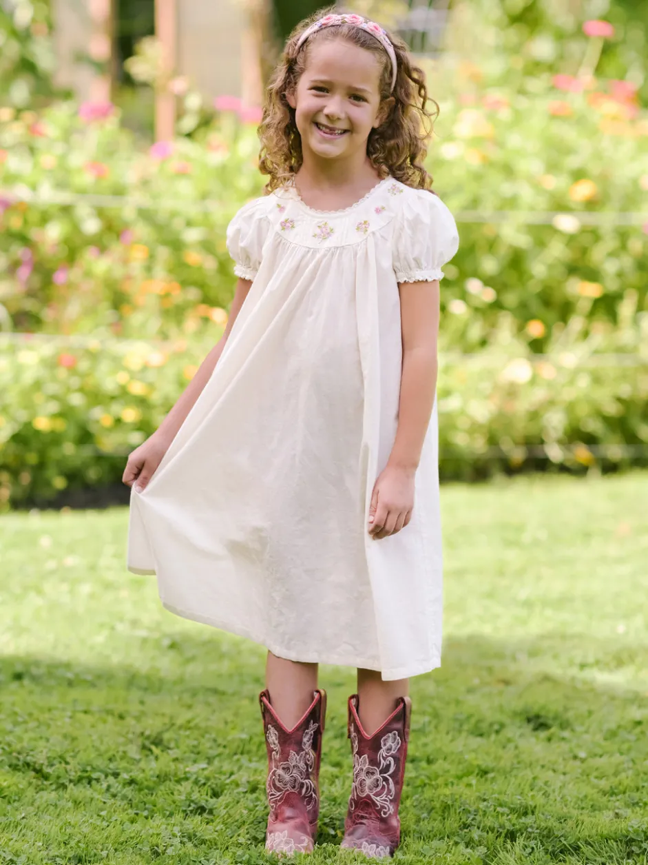 Prairie Kids Dress - Ecru