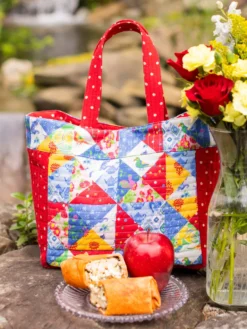 Primary Patchwork Lunch Bag - Multi