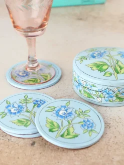 Pushkar Coaster Set of 4 - Blue