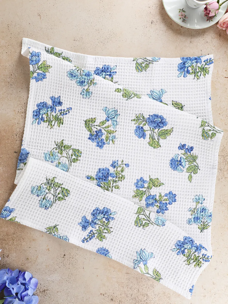 Pushkar Tea Towel Set of 2 - White