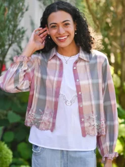 Quiet Morning Blouse - Amethyst