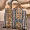 Quilted Makeup Bag - Peru Dark Grey