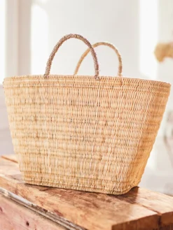 Reed Shopper Basket