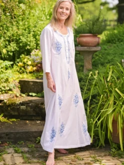 Retreat Caftan - White