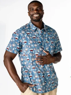 Rise Up Shirt - Indigo